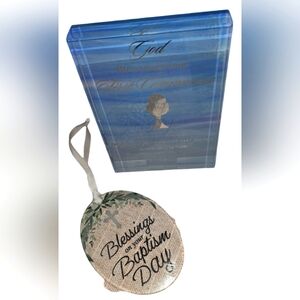 MARDEL Baptism Ornaments New